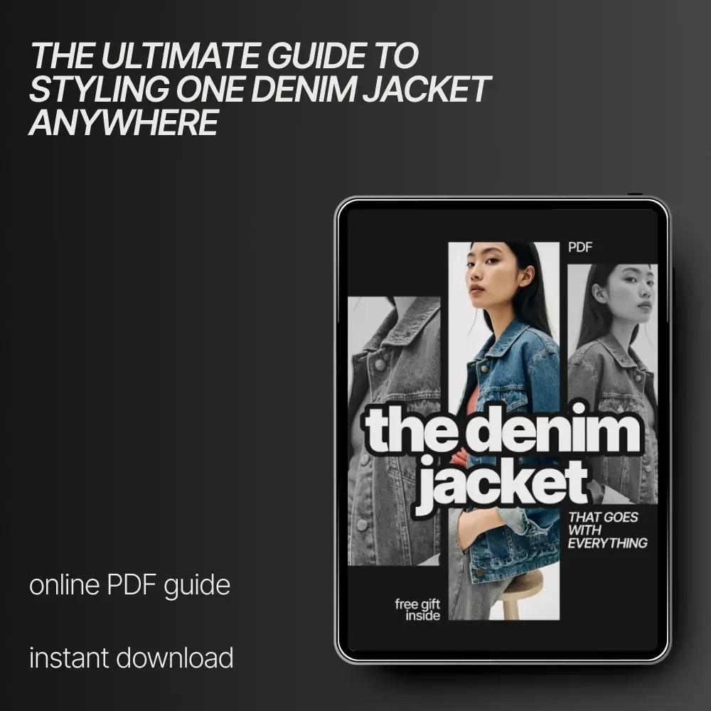 The Denim Jacket That Goes With Everything | A Practical Guide on how to style a denim jacket with everything for Everyday, Elevated & Seasonal Looks