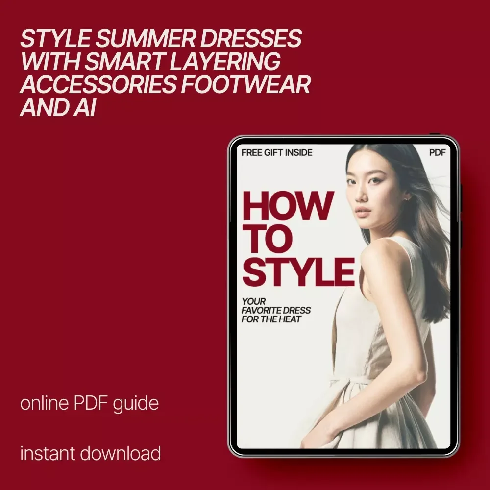 How to Style Your Favorite Dress for the Heat – eBook Guide on How to Style a Summer Dress for Hot Weather, Chic Warm-Weather Outfit Ideas