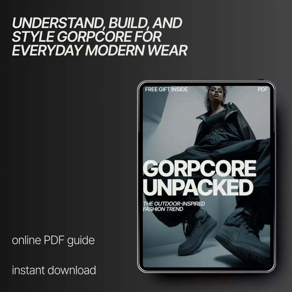 Gorpcore Unpacked: The Outdoor-Inspired Fashion Trend – Complete Guide to what is gorpcore style, Wardrobe Building, Styling Tips & Future of Gorpcore
