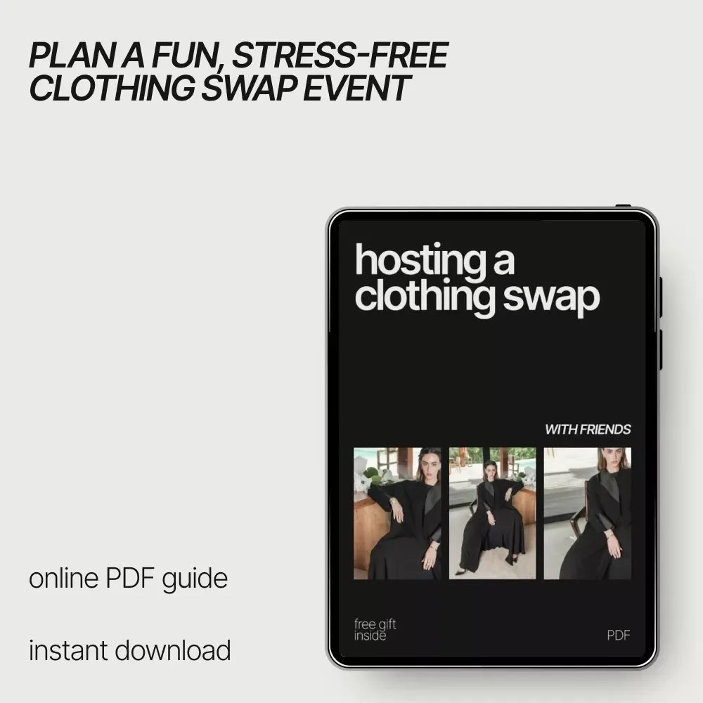 Hosting a Clothing Swap with Friends | Clothing Swap Guide, Sustainable Fashion Party Planner, Digital Download eBook & Checklist