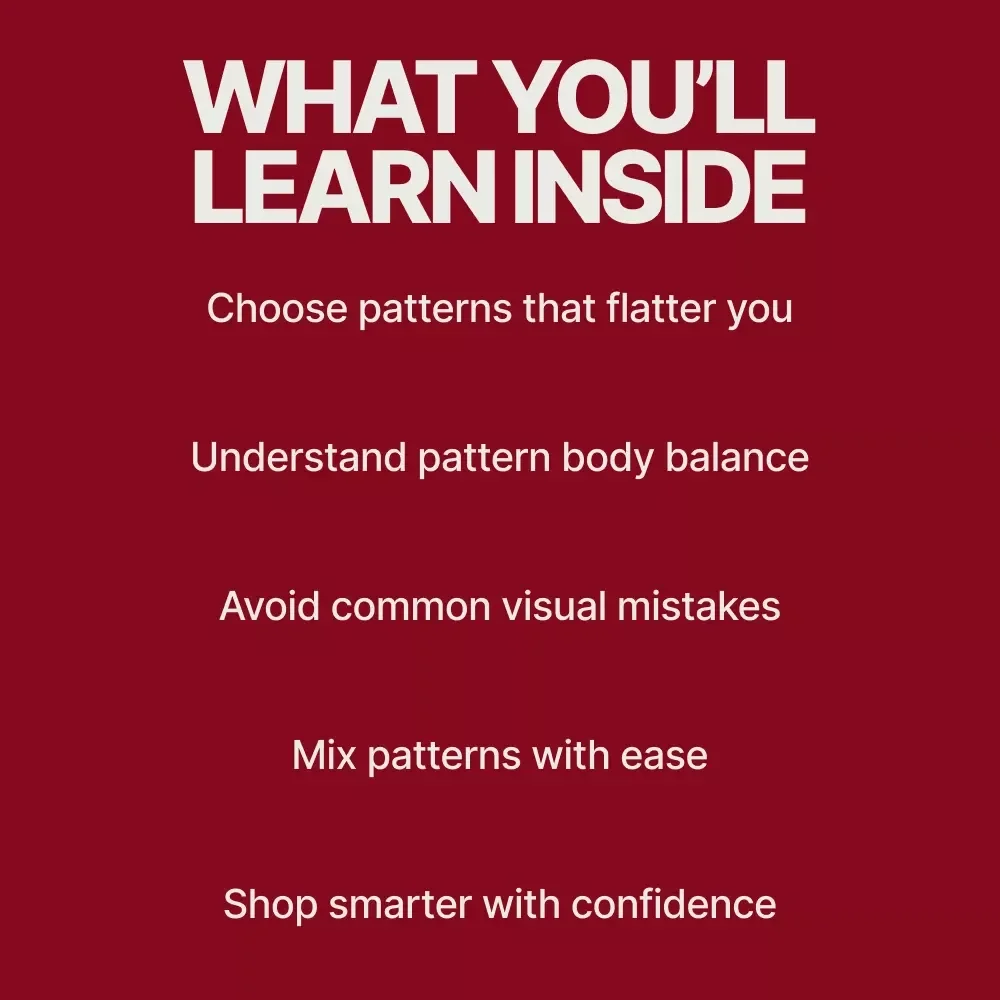 Patterns That Love Your Shape – A Smart Style eBook Guide to what outfit patterns suit different body types