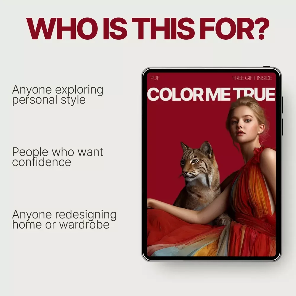 Color Me True: A Personality-Driven Color Guide eBook | how to choose colors that suit personality | Style, Mood & Life Palette