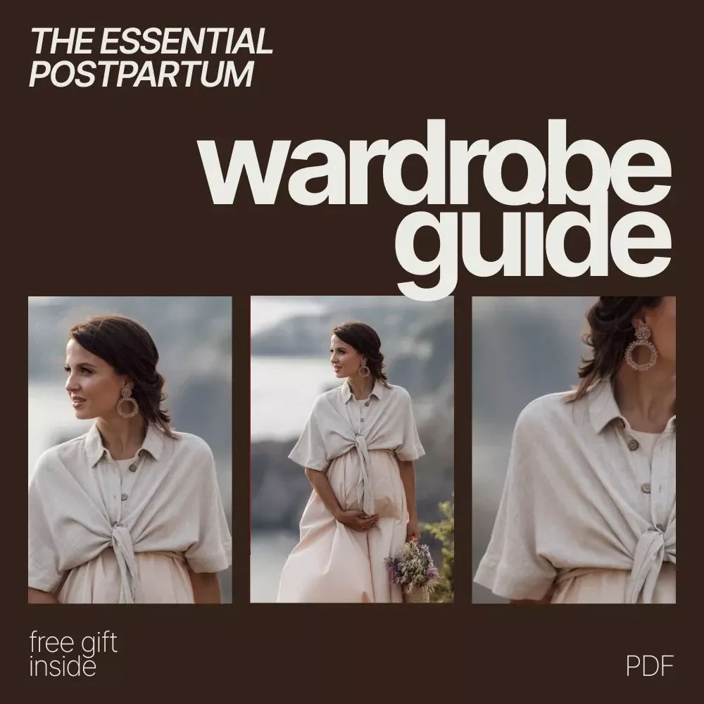 The Essential Postpartum Wardrobe Guide – Practical Style Reset for New Moms | Postpartum Wardrobe Essentials Digital Guide