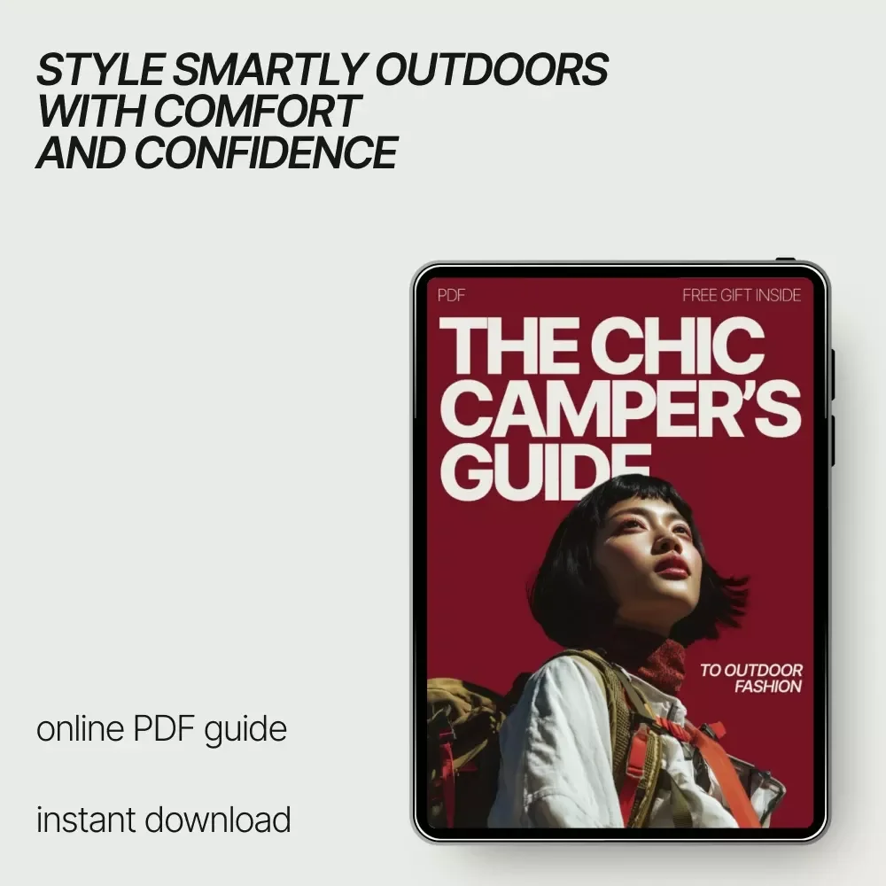 The Chic Camper’s Guide to Outdoor Fashion – A Stylish Guide on how to dress for a camping trip in style | Digital Download