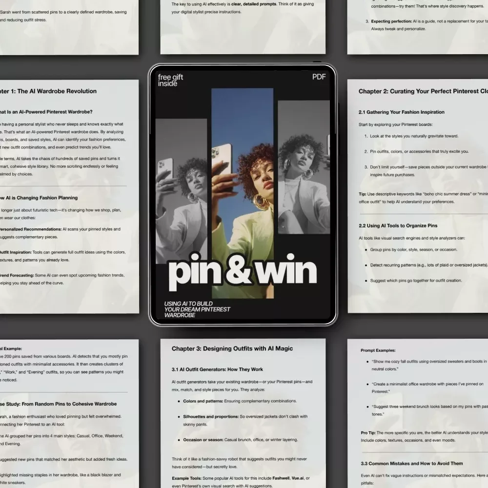 Pin & Win: Using AI to Build Your Dream Pinterest Wardrobe – Digital Style Guide | ai that helps you build a pinterest wardrobe | Fashion Planning with AI