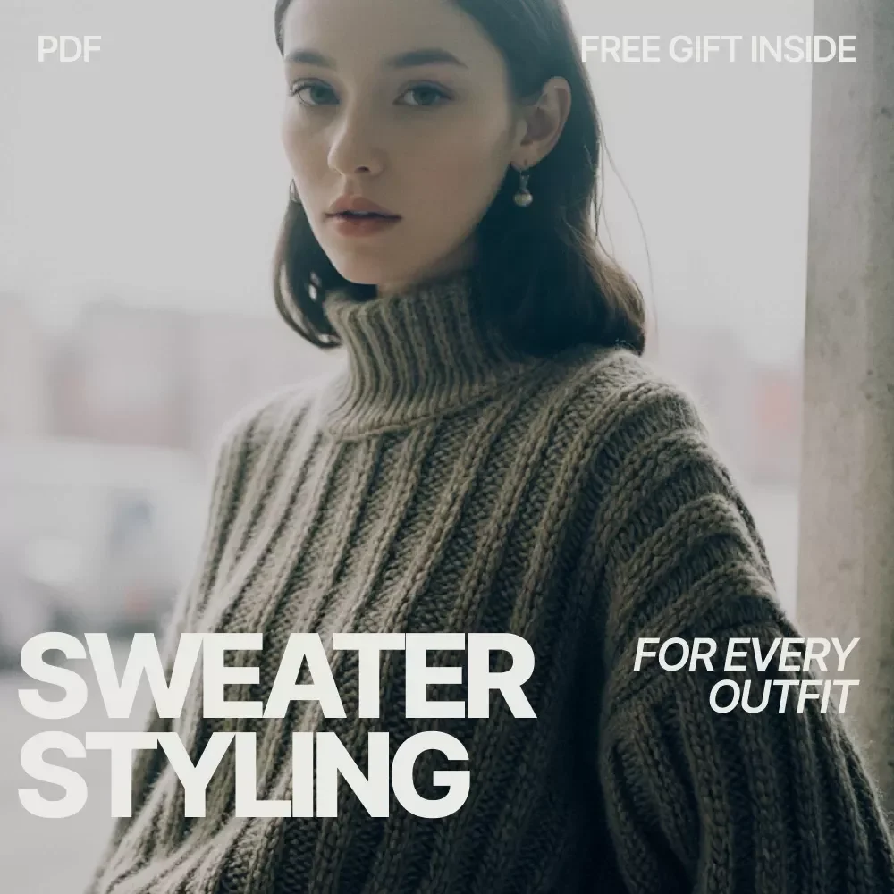 Sweater Styling for Every Outfit – Easy Guide on How to Style a Knit Sweater with Skirts and Pants | Everyday Chic Digital Guide