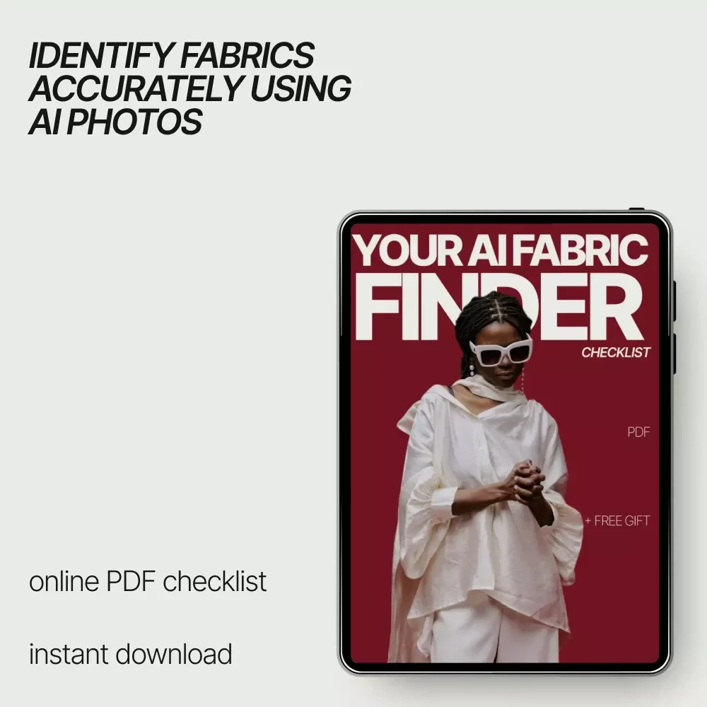 Your AI Fabric Finder Checklist | Smart Sewing & Thrifting Guide Using ai to identify fabrics from a photo