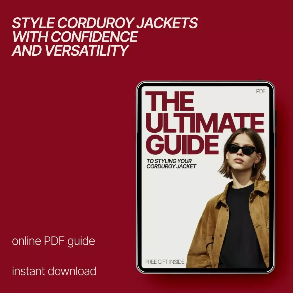 The Ultimate Guide to Styling Your Corduroy Jacket | How to Style a Corduroy Jacket for Casual & Smart Looks | Digital Fashion Guide Download