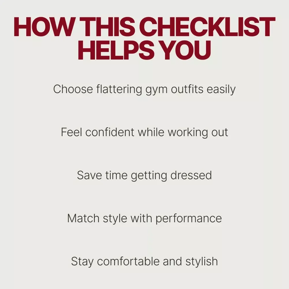 Gym Glam Checklist: Look Cute While Crushing Your Workout | What to Wear to the Gym That Looks Cute | Digital Fitness Style Checklist