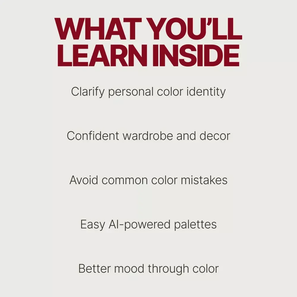 Color Me True: A Personality-Driven Color Guide eBook | how to choose colors that suit personality | Style, Mood & Life Palette