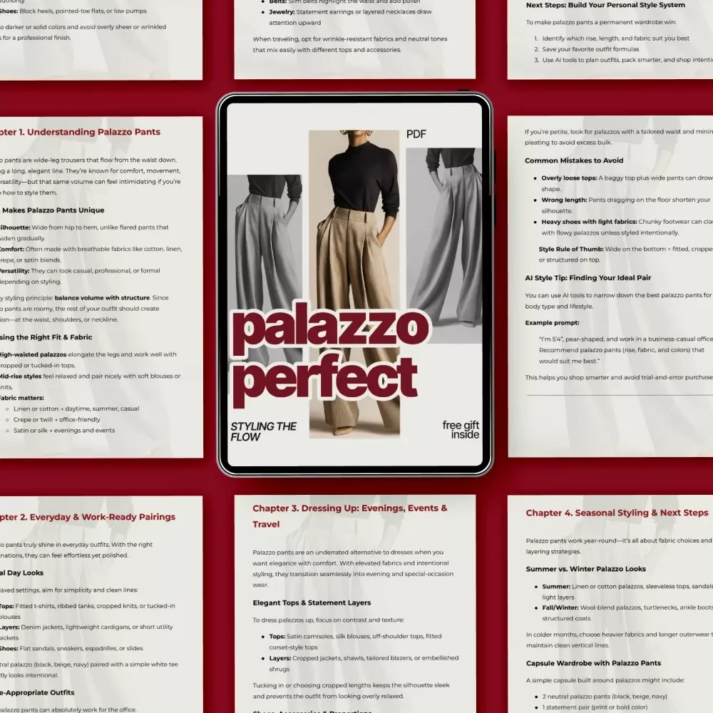 Palazzo Perfect: Styling the Flow – The Ultimate Guide on what to wear with palazzo pants for Everyday, Work & Travel Looks