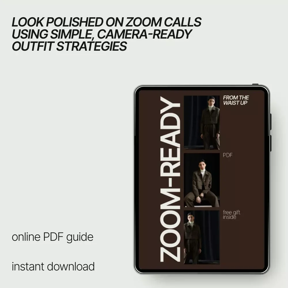 Zoom-Ready From the Waist Up – Smart Checklist for Polished Zoom Meeting Outfits From the Waist Up | Look Professional on Camera Fast