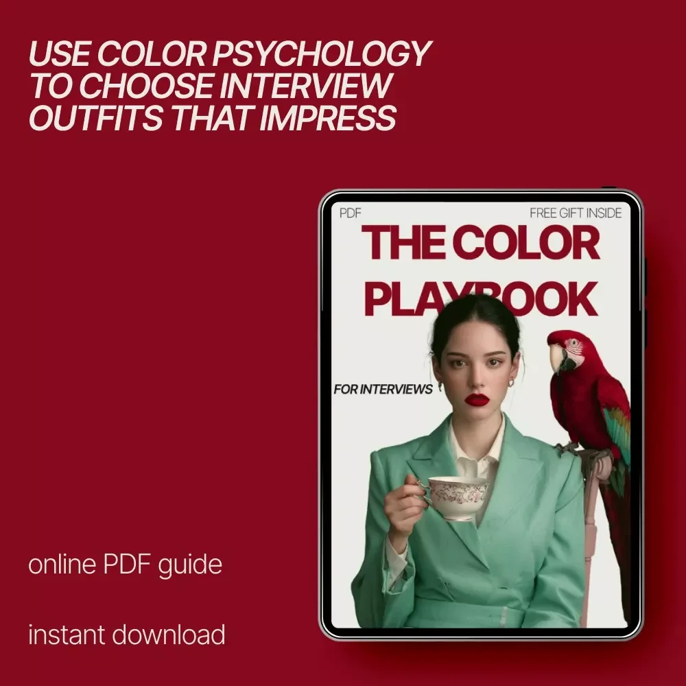 The Color Playbook for Interviews | Ebook Guide on What Colors to Wear for Interviews | Smart Outfit Strategy for Job Seekers