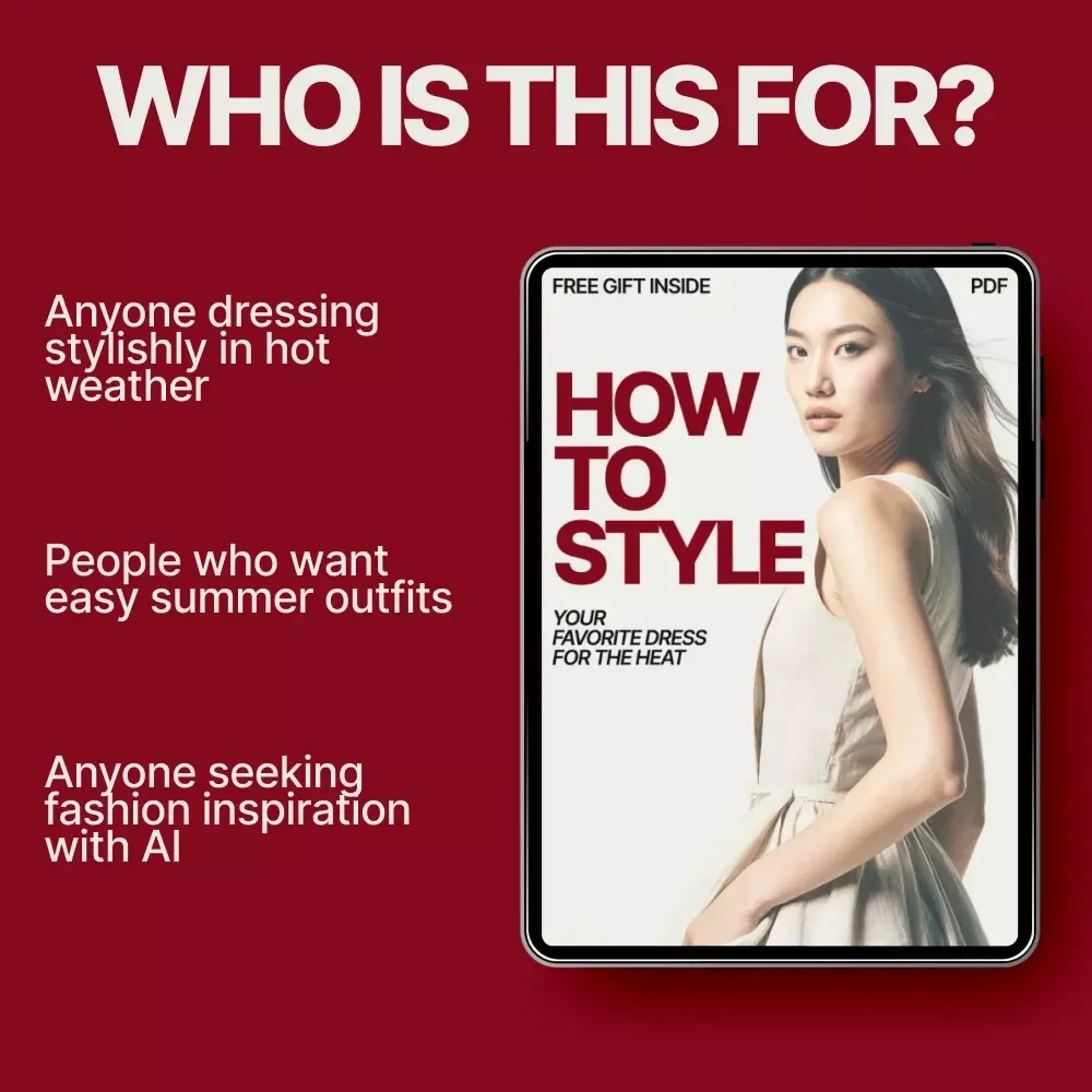 How to Style Your Favorite Dress for the Heat – eBook Guide on How to Style a Summer Dress for Hot Weather, Chic Warm-Weather Outfit Ideas