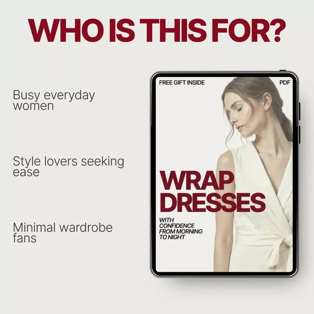 Wrap Dresses With Confidence From Morning to Night | Style Guide on how to style a wrap dress for day and evening | Effortless Day to Night Outfit Formula