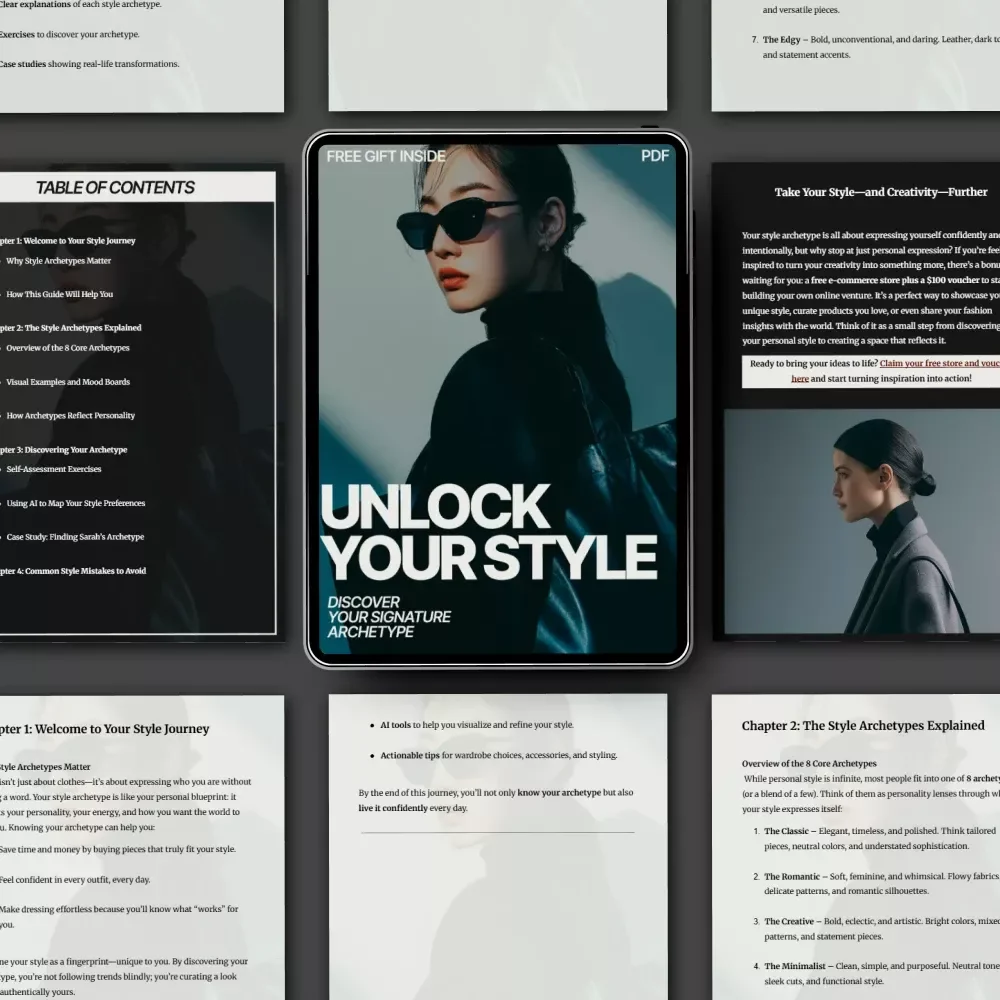 Unlock Your Style: Discover Your Signature Archetype – eBook Guide to How to Find Your Style Archetype, Personal Fashion Blueprint, AI Style Workbook