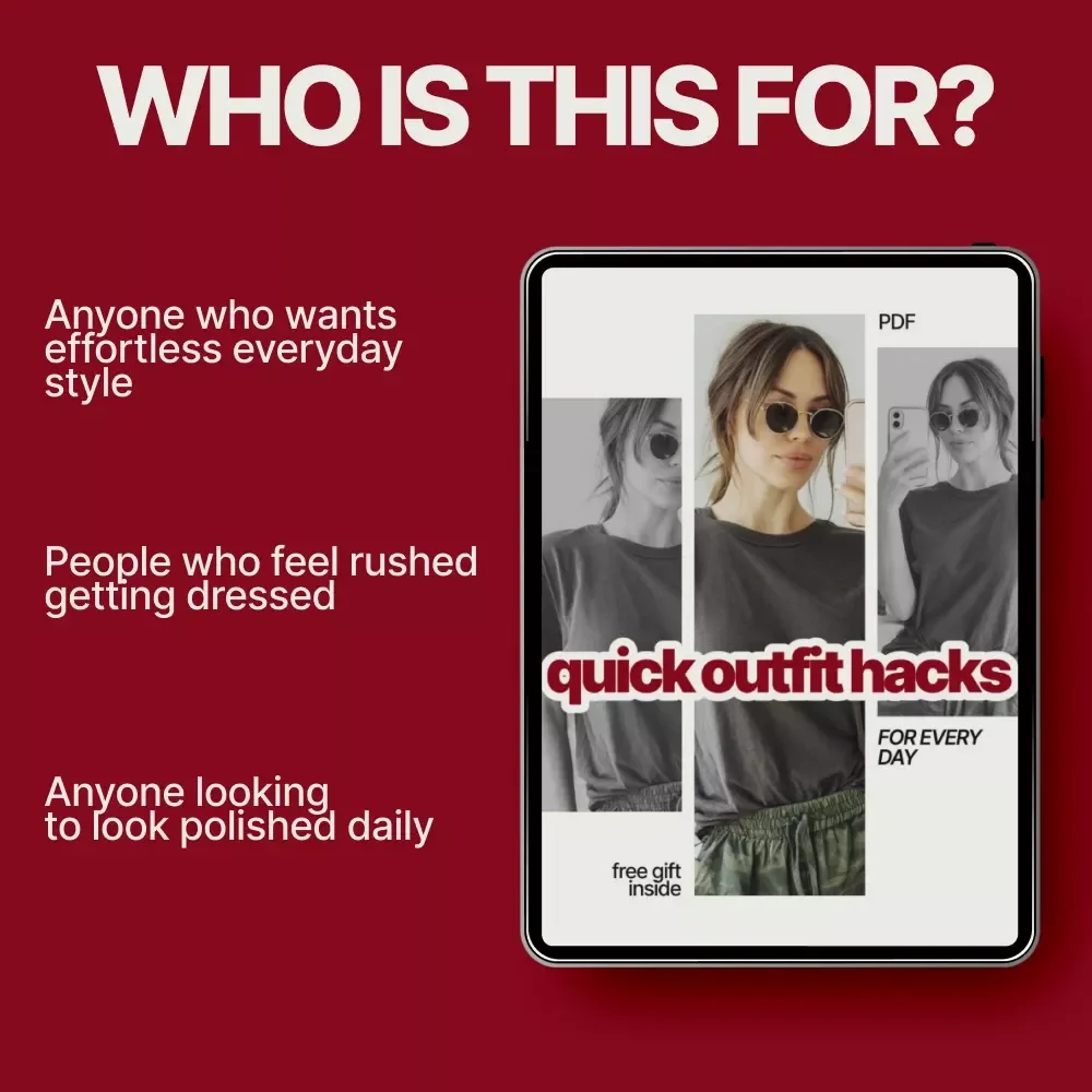 Quick Outfit Hacks for Every Day | Easy Style Guide with quick outfit hacks for Busy Women, Work, Travel & Casual Looks