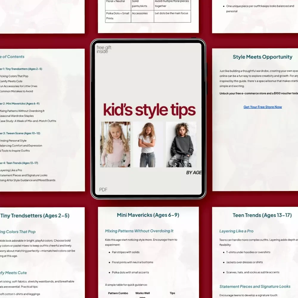 Kid’s Style Tips by Age – A Practical Guide with Kid’s Style Tips for Different Ages | Easy Outfit Ideas from Toddler to Teen