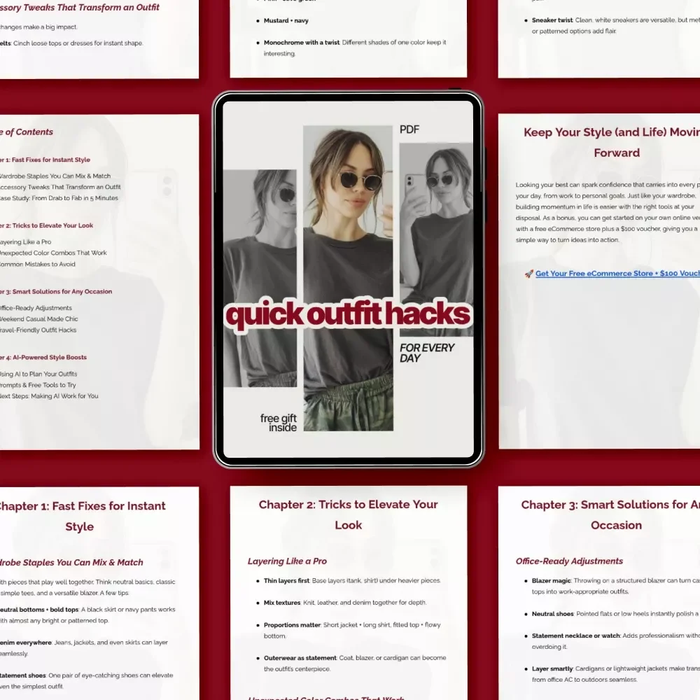 Quick Outfit Hacks for Every Day | Easy Style Guide with quick outfit hacks for Busy Women, Work, Travel & Casual Looks