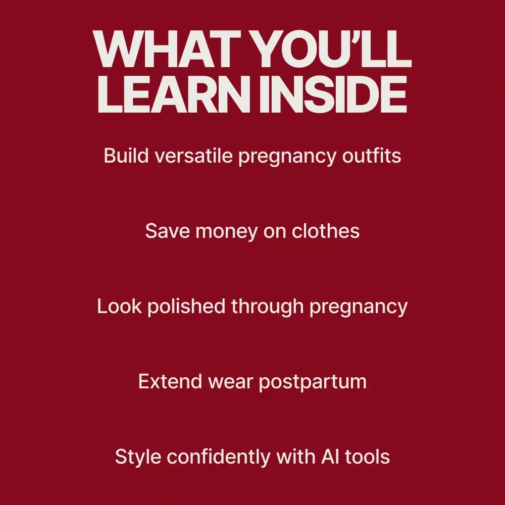 Blending Maternity Pieces with Your Everyday Wardrobe – Practical Pregnancy Style Ebook | How to Mix Maternity Pieces with Regular Wardrobe
