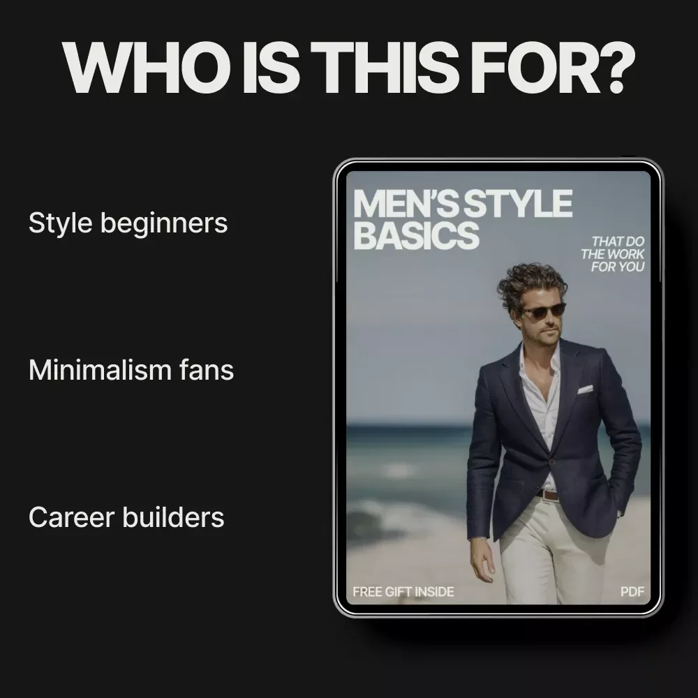 Men’s Style Basics That Do the Work for You – Easy Everyday Wardrobe Guide | what mens style basics make dressing easy