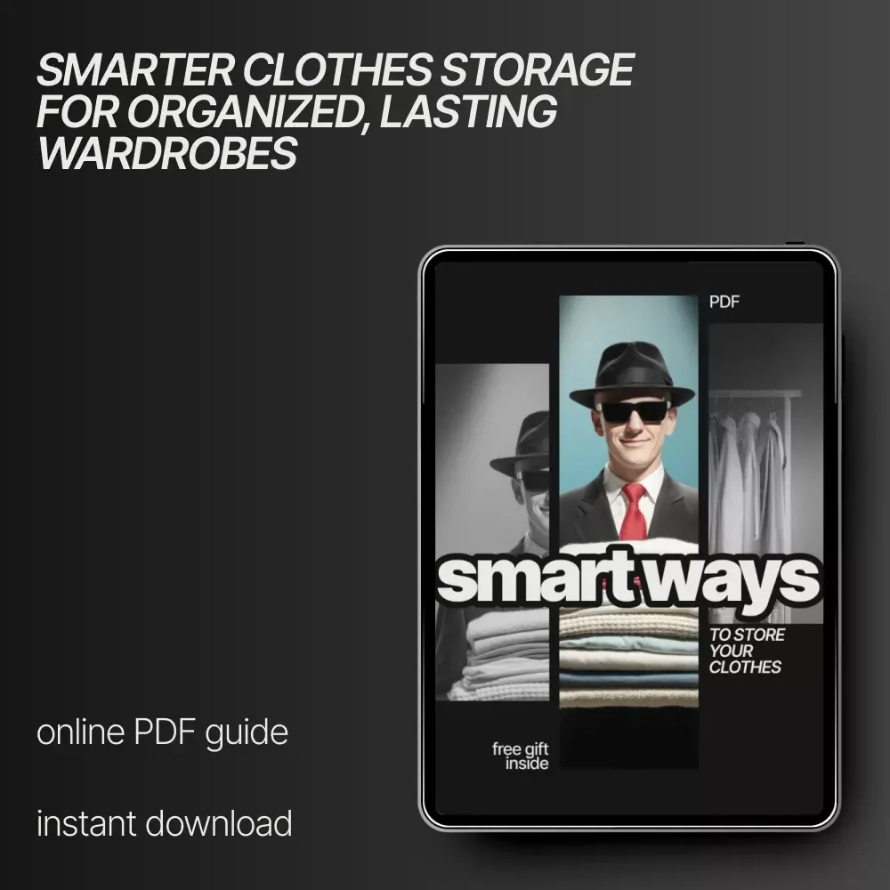 Smart Ways to Store Your Clothes – Practical Guide with Clothes Storage Tips for an Organized, Stress-Free Closet | Digital Download