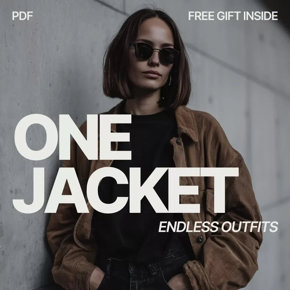 One Jacket Endless Outfits – A Versatile Style Guide Showing How to Style One Jacket Different Ways for Everyday, Work & More
