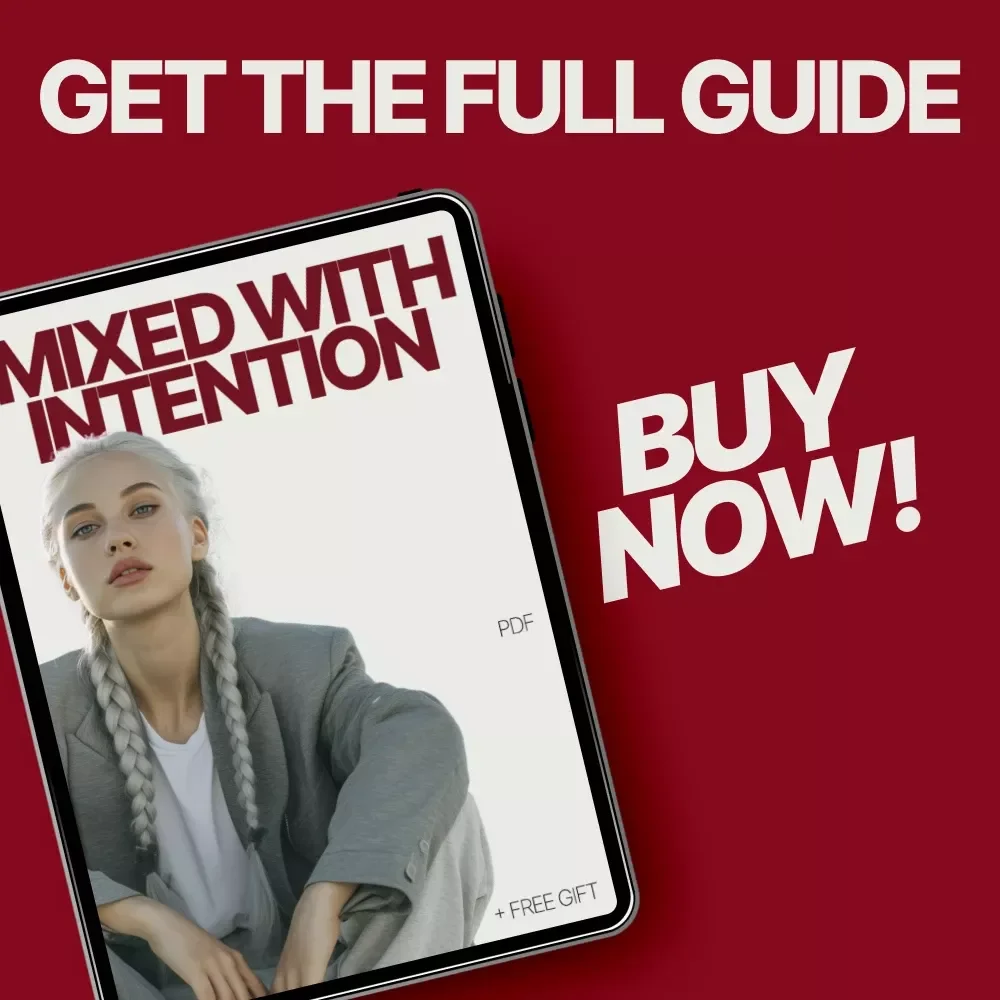 Mixed With Intention – eBook Guide on How to Combine Prints and Fabrics for Confident Everyday & Event Styling