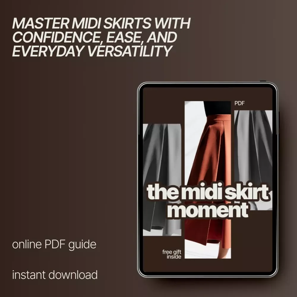 The Midi Skirt Moment | A Complete Guide on How to Style Midi Skirts for Every Body & Lifestyle