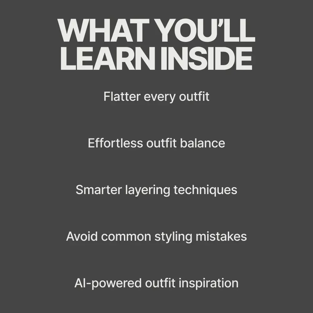 Balance Proportions in Every Outfit | Style Guide for How to Balance Proportions in Outfits | Digital Fashion Guide