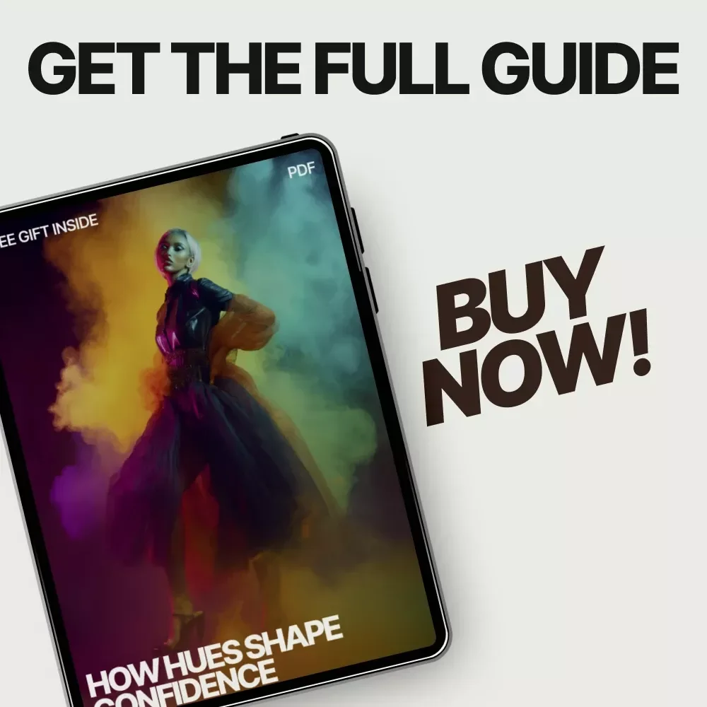 How Hues Shape Confidence – A Psychology of Color Guide | Discover What Colors Make People Feel Confident | Digital Download
