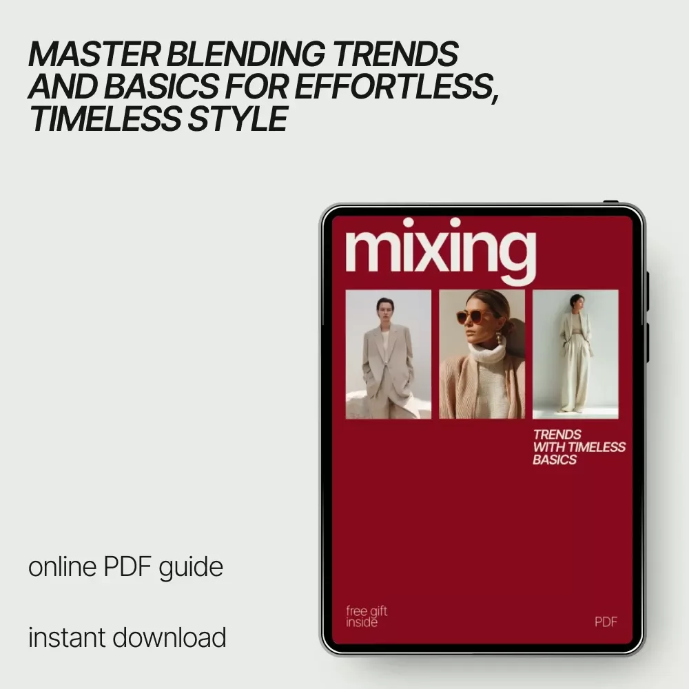 Mixing Trends With Timeless Basics: A Guide to Blending Trend Pieces with Essentials for Effortless Style