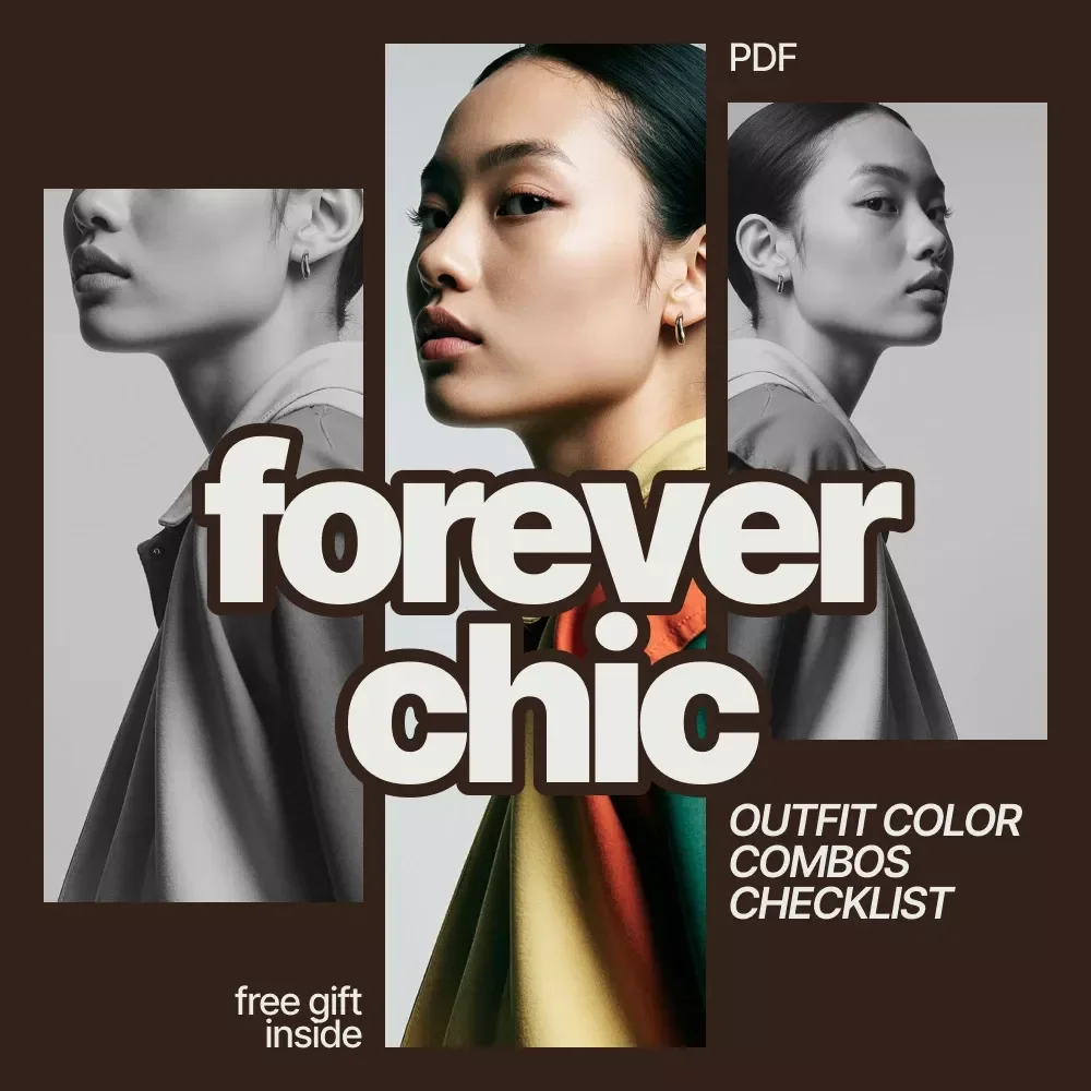 Forever Chic Outfit Color Combos Checklist | What Outfit Color Combos Are Timeless | Classic Style Digital Download