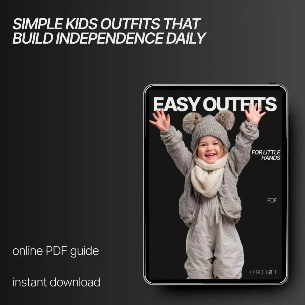 Easy Outfits for Little Hands – Kids Clothing Guide for Independent Dressing, Simple Morning Routines, Capsule Wardrobe & Mix-and-Match Outfits for Toddlers and Young Children (Digital Download)