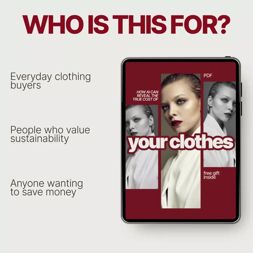 How AI Can Reveal the True Cost of Your Clothes | Smart Fashion Ebook on AI for Tracking Your Wardrobe Cost Per Wear