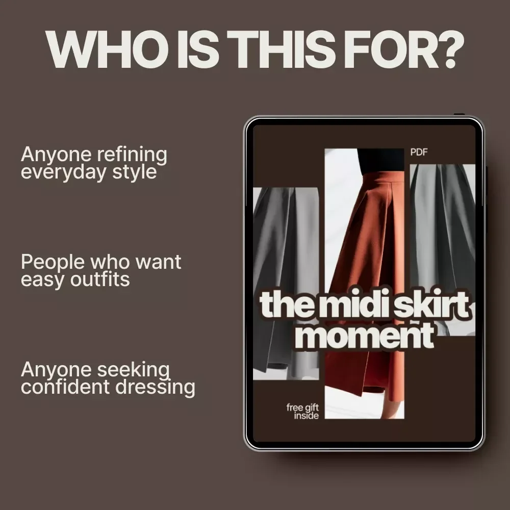 The Midi Skirt Moment | A Complete Guide on How to Style Midi Skirts for Every Body & Lifestyle