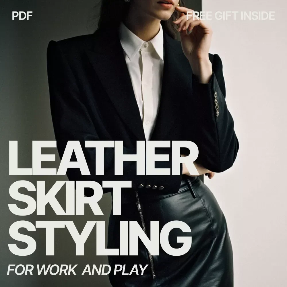 Effortless Leather Skirt Styling for Work and Play – A Complete Guide on How to Style a Leather Skirt for Casual and Office Outfits
