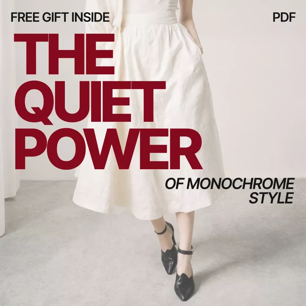 The Quiet Power of Monochrome Style | eBook Guide on how to style monochrome outfits for Effortless, Put-Together Looks