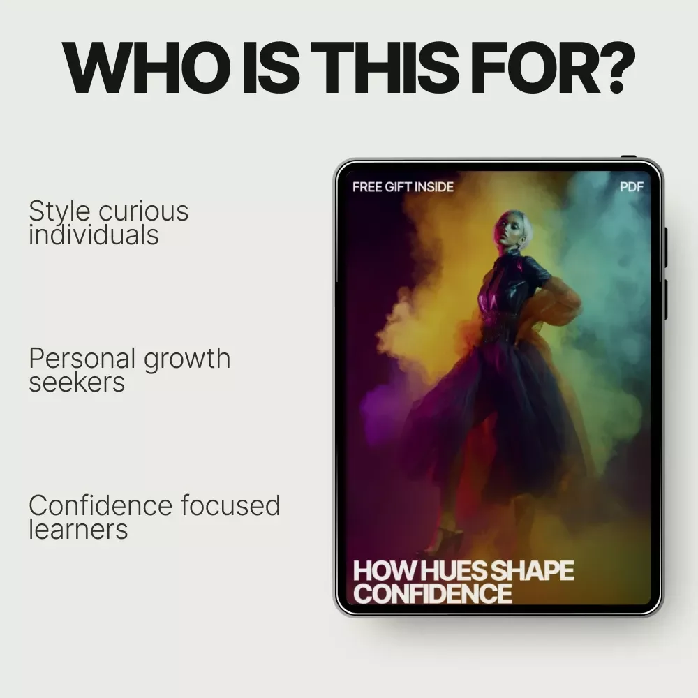 How Hues Shape Confidence – A Psychology of Color Guide | Discover What Colors Make People Feel Confident | Digital Download