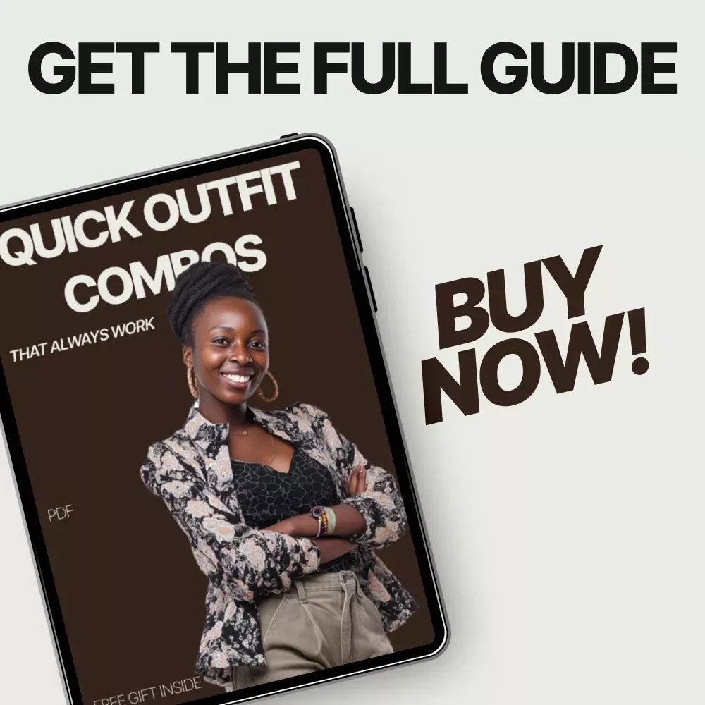 Quick Outfit Combos That Always Work | Easy Everyday Style Guide Ebook for Busy Women, Time-Saving Wardrobe Formulas & Effortless Outfits