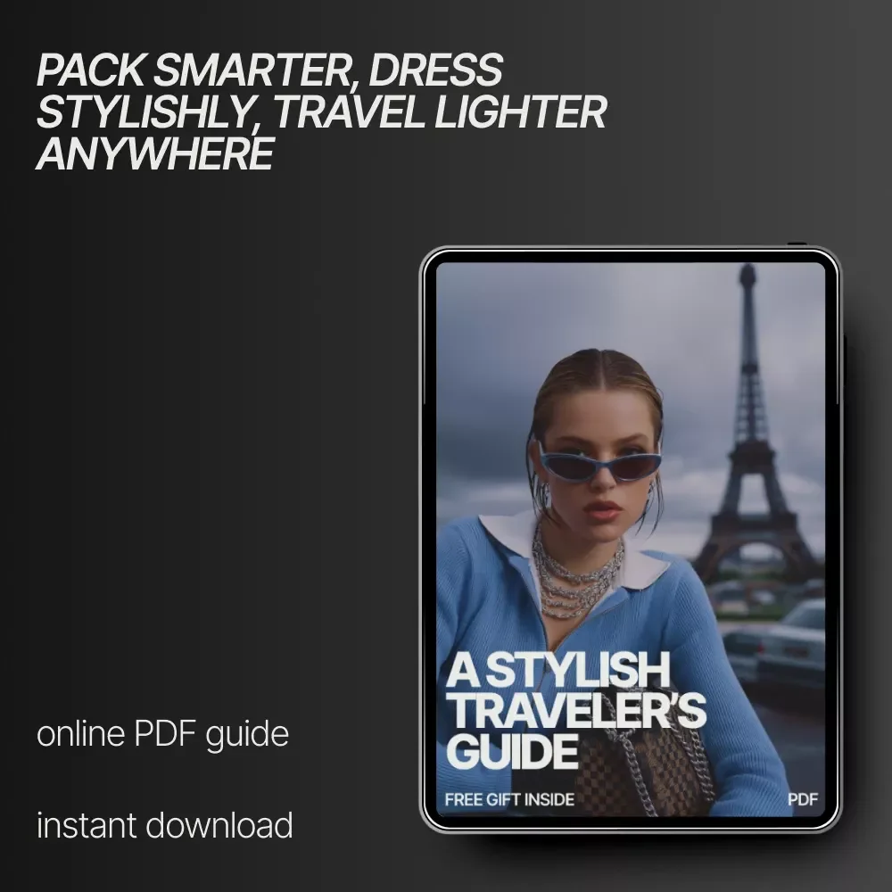 A Stylish Traveler’s Guide – Ebook on How to Dress Stylishly for Travel | Smart Packing, Capsule Wardrobe & Travel Outfit Planning