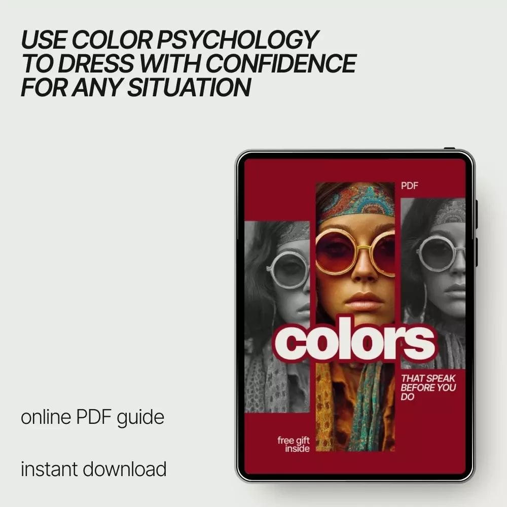 Colors That Speak Before You Do | eBook on How Color Affects First Impressions in Fashion | Color Psychology Style Guide for Confident Outfits