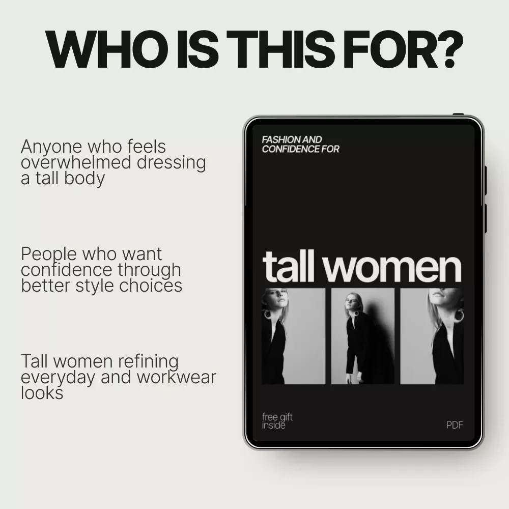Fashion and Confidence for Tall Women – Digital Style Guide with Style Tips for Tall Women, Proportion, Outfits & Signature Look