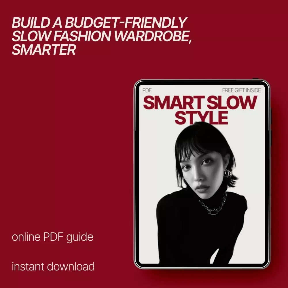Smart Slow Style – A Practical Guide on How to Shop Slow Fashion on Budget | Ethical Wardrobe Planning & AI Shopping Tools