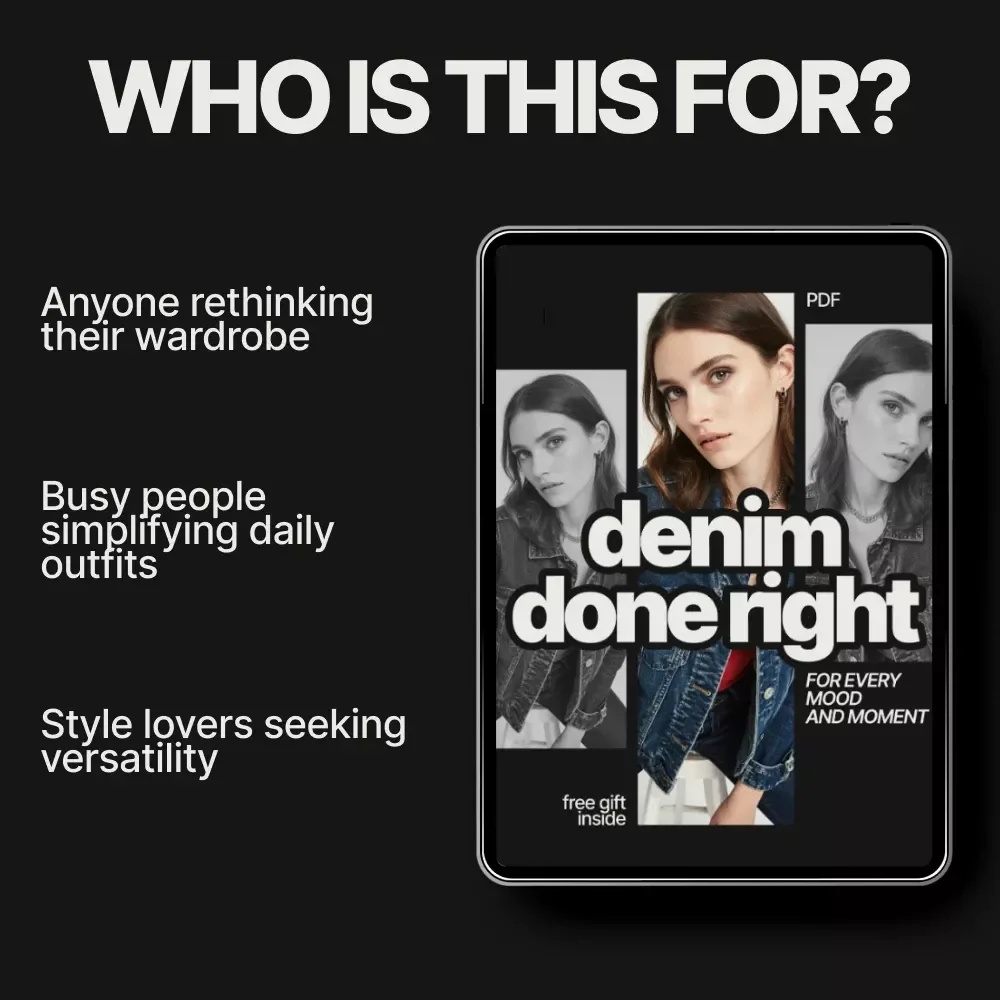 Denim Done Right for Every Mood and Moment | Digital Styling Guide | How to Style Denim in Multiple Ways for Everyday, Work & Statement Looks
