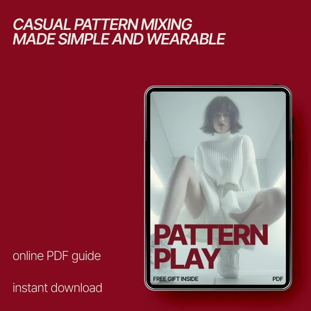 Pattern Play: A Casual Style eBook with Pattern Mixing Ideas for Casual Outfits | Easy Everyday Outfit Guide