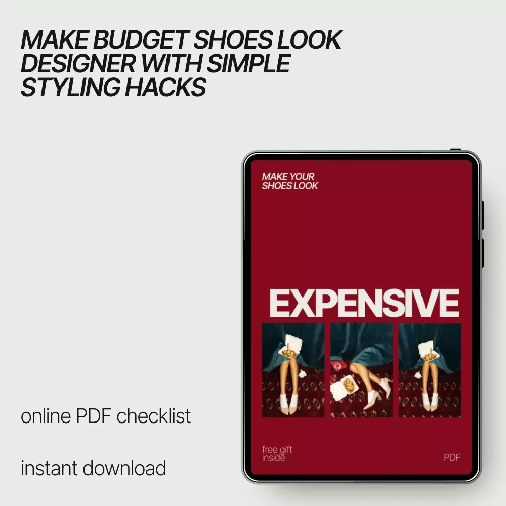 Make Your Shoes Look Expensive – Chic Checklist Guide | how to make cheap shoes look expensive | Easy Style & Care Tips Digital Download