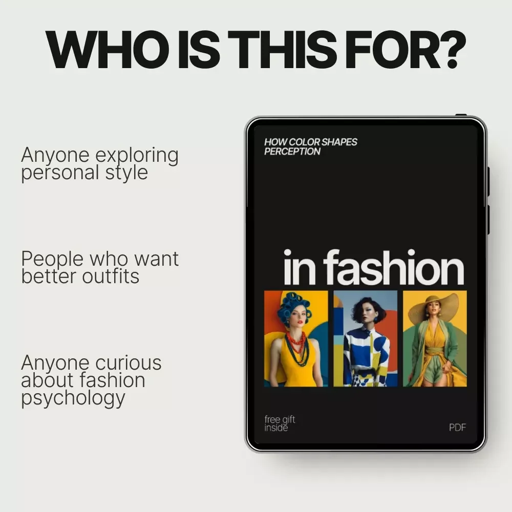 How Color Shapes Perception in Fashion | Fashion Psychology eBook Guide on How Color Affects Perception in Fashion, Style & Image Building