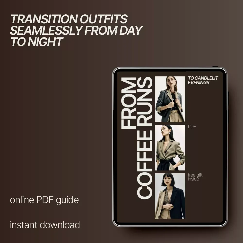 From Coffee Runs to Candlelit Evenings – A Day-to-Night Style Guide | How to Transition Outfits from Day to Night