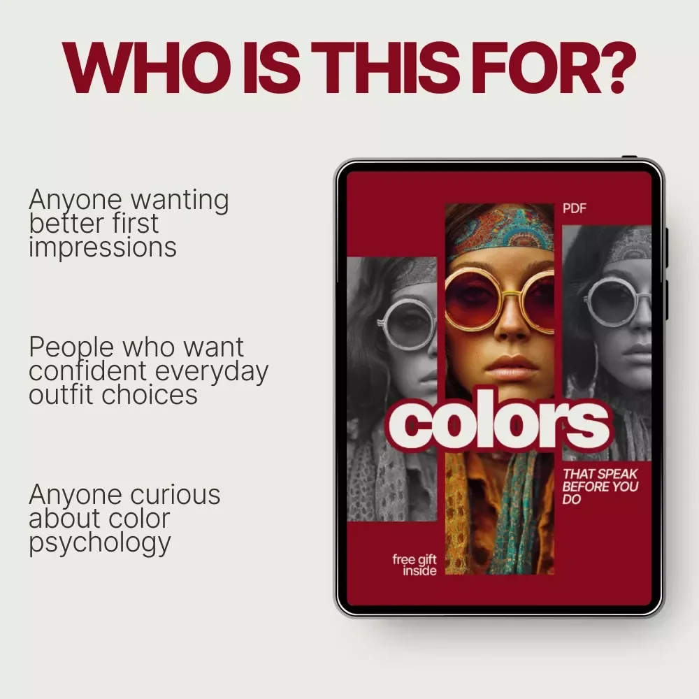 Colors That Speak Before You Do | eBook on How Color Affects First Impressions in Fashion | Color Psychology Style Guide for Confident Outfits